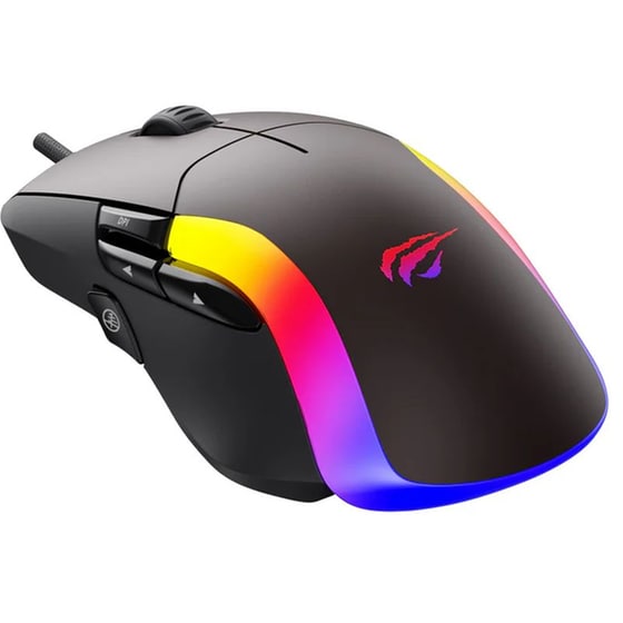Gaming Ενσύρματο Ποντίκι Havit MS959S RGB 12000 DPI - Καφέ image 3