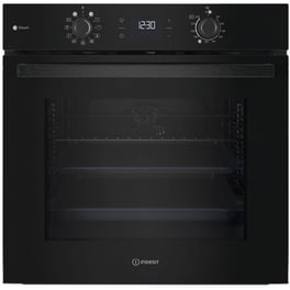 INDESIT IO K58HS B 71 Lt Μαύρο Εντοιχιζόμενος Φούρνος Άνω Πάγκου