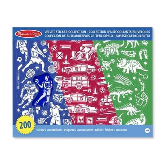 Μπλοκ Με Αυτοκόλλητα - Velvet Sticker Μπλε image 0