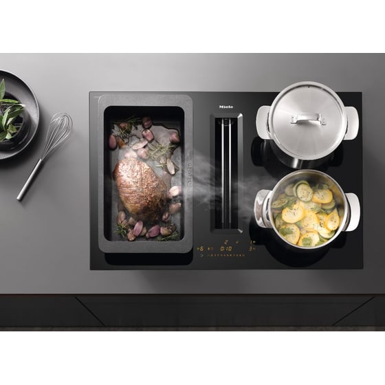 MIELE KMDA7473-1FL 80 cm Μαύρο Επαγωγική Εστία Αυτόνομη image 2