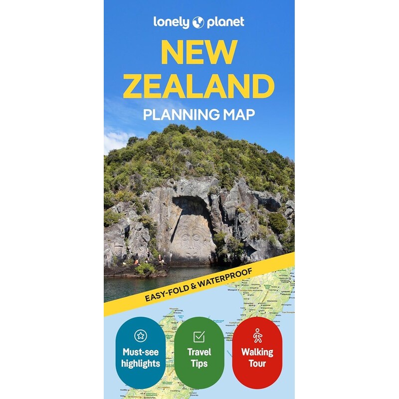 Lonely Planet New Zealand Planning Map