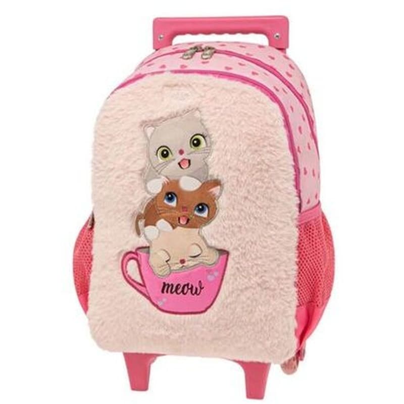 Τσάντα Τρόλεϋ Polo Los Ninos Ροζ Γατάκια 10L