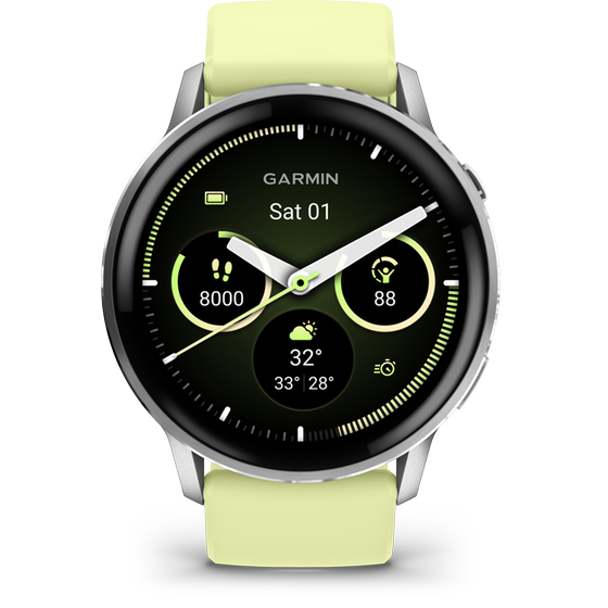 Smartwatch Garmin Venu 4 45mm - Silver with Citron image 0