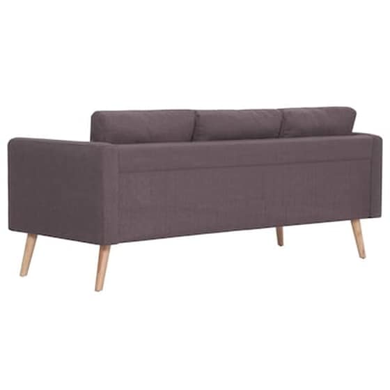 Τριθέσιος Καναπές VidaXL 168x70cm - Taupe image 5