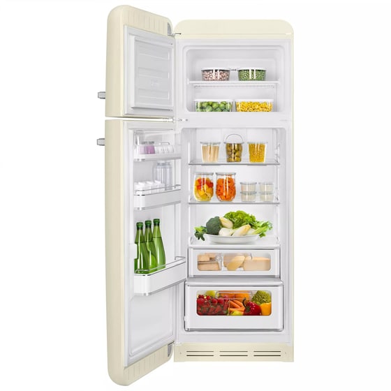 SMEG FAB30LCR6 294 Lt Μπεζ Δίπορτο Ψυγείο image 4
