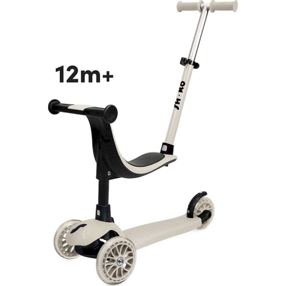 Παιδικό Πατίνι Shoko Premium Πολυμορφικό 3 σε 1 με Λαβή Γονέα Ash Cloud image 3