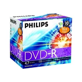 MD DVD-R PHILIPS 16x 4,7GB JEWEL CASE