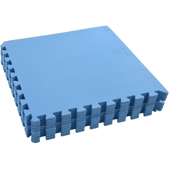 Δάπεδο Γυμναστικής VidaXL από EVA Foam Σετ 12 Τμχ 60x60 cm - Μπλε image 2