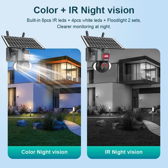 Wifi Solar Dom Camera Ultrahd 3k Jk14-s528-3mp image 6