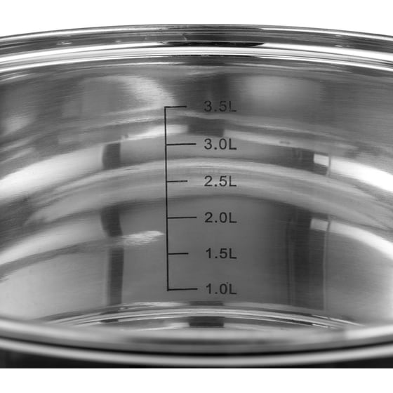 Κατσαρολάκι Ρηχό RESTO Casserole-RE92004 από Ανοξείδωτο Ατσάλι 22 cm 4.6 L Inox image 4