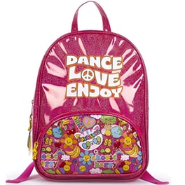 Τσάντα Πλάτης Tcd Made For Kids Groovy Feelings 2 Θηκών Φούξια