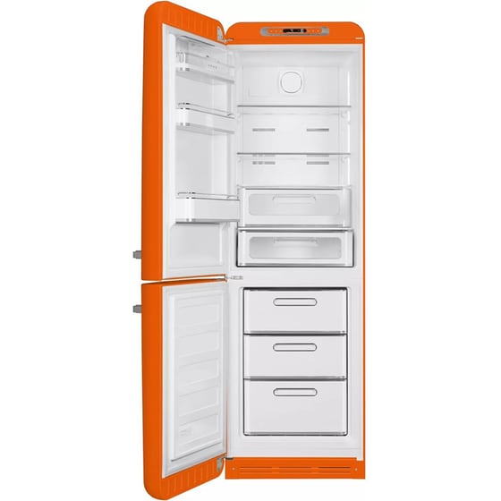 SMEG FAB32LOR6 332 Lt Total No Frost Πορτοκαλί Ψυγειοκαταψύκτης image 2