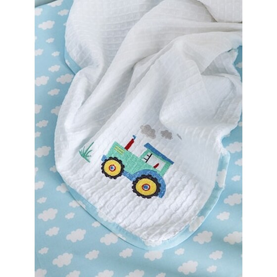 Κουβέρτα Πικέ 110×140 – Little Farm Της Nima image 0