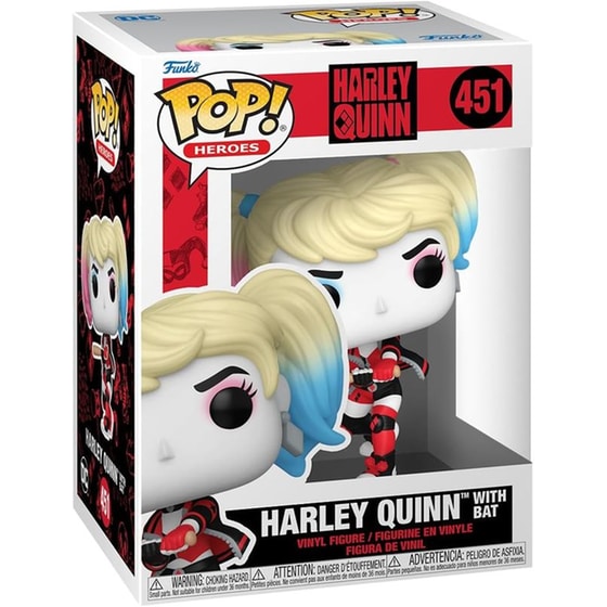 Funko Pop! Heroes - Dc Heroes - Harley Quinn with Bat #451 image 2
