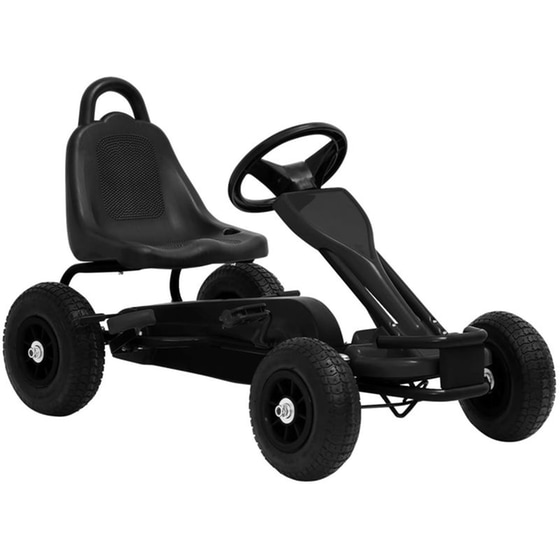 Παιδικό Go Kart με πετάλια Vidaxl Μαύρο image 0