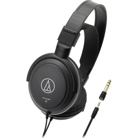 Audio Technica ATH-AVC200 Ακουστικά Κεφαλής - Μαύρα image 1