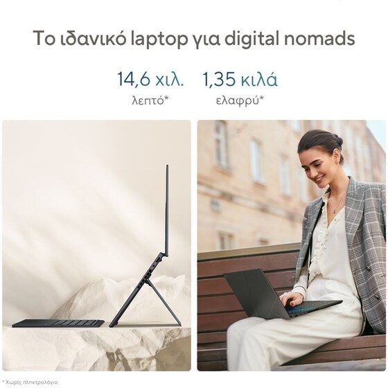 Asus ZenΒook Duo UX8406MA-OLED-PZ192X 14'' 3K OLED (Core Ultra 7-155H/16GB/1TB SSD/Arc Graphics/Win11Pro) Laptop image 7