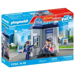 PLAYMOBIL® Starter Pack Δωμάτιο Εξακρίβωσης Στοιχείων Συλληφθέντων (71733)