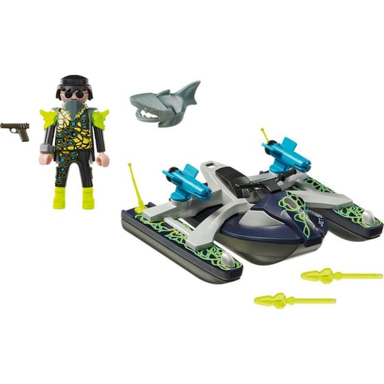 PLAYMOBIL® Top Agents SHARK Team Aqua Scooter (70007) image 1