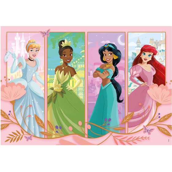 Παιδικό Παζλ Clementoni Super Color Disney Princess (2x60 Κομμάτια) image 3