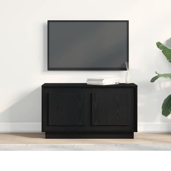 Έπιπλο Τηλεόρασης VidaXL 80 x 35 x 45 cm - Μαύρη Δρυς image 3
