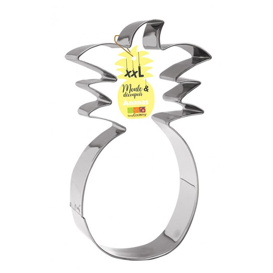 Τσέρκι Ζαχαροπλαστικής Ανανάς Scrap Cooking Ανοξείδωτο Aτσάλι 29.5x17 cm - Ασημί image 0