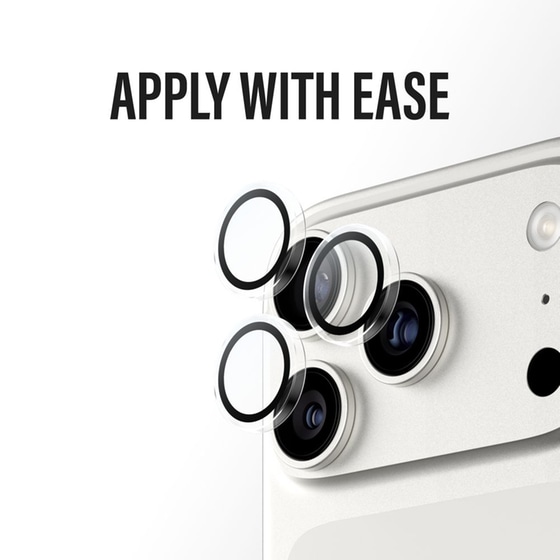 Προστατευτικό καμερών Apple iPhone 17 Pro/iPhone 17 Pro Max/iPhone 16 Pro/iPhone 16 Pro Max - PanzerGlass Hoops Camera Lens Protection - Clear Edition image 9