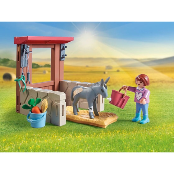 PLAYMOBIL® Country Starter Pack Φροντίζοντας τα γαϊδουράκια (71471) image 3