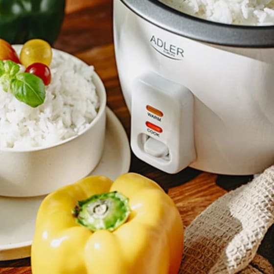Παρασκευαστής Ρυζιού Rice Cooker 300w Με Χωρητικότητα 0.6lt Adler Ad-6418 image 4