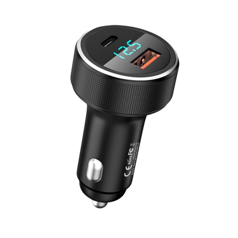 REMAX Φορτιστής Αυτοκινήτου Remax RCC215 4.5A USB/USB-C - Μαύρο