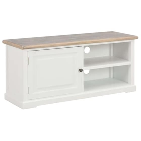 Vidaxl Έπιπλο Τηλεόρασης Λευκό 90 X 30 X 40 Εκ. Ξύλινο image 0