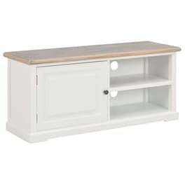 Vidaxl Έπιπλο Τηλεόρασης Λευκό 90 X 30 X 40 Εκ. Ξύλινο