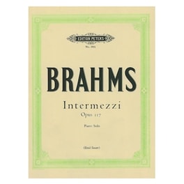 Βιβλίο Για Πιάνο Edition Peters Brahms - Intermezzi Op.117