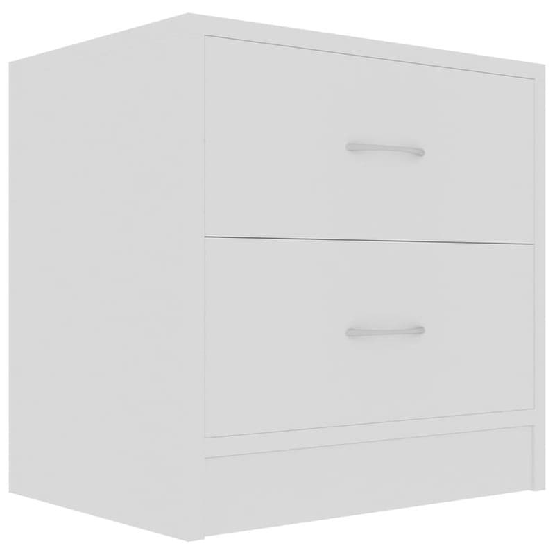 Κομοδίνο Vidaxl Από Μοριοσανίδα 40x30x40 cm - Λευκό