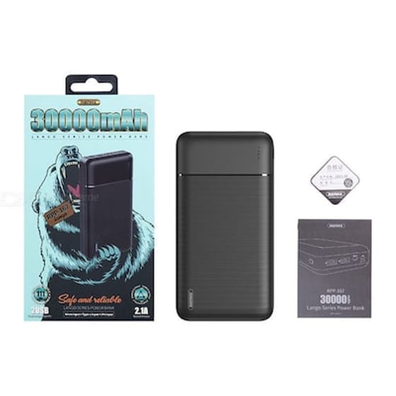 Powerbank Remax RPP-167 30.000mAh - Μαύρο image 1