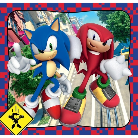 Παιδικό Παζλ Clementoni Super Color Sonic The Hedgehog (3x48 Κομμάτια) image 3