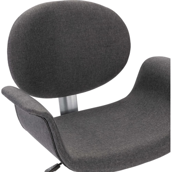 Καρέκλα Γραφείου VidaXL Υφασμάτινη - Σκούρο Γκρι image 5