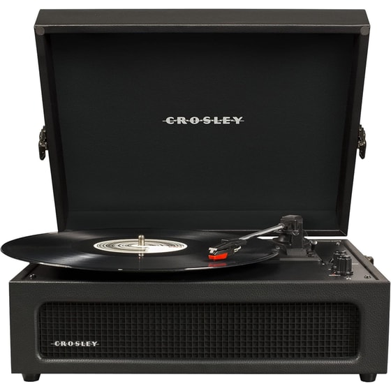 Πικάπ Crosley Voyager CR8017B-BK4 2-way Bluetooth Με Ενσωματωμένα Ηχεία - Μαύρο image 0