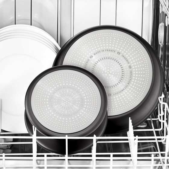 Σετ Μαγειρικά Σκεύη TEFAL INGENIO UNILMITED L76391 3 τμχ Μαύρο image 2