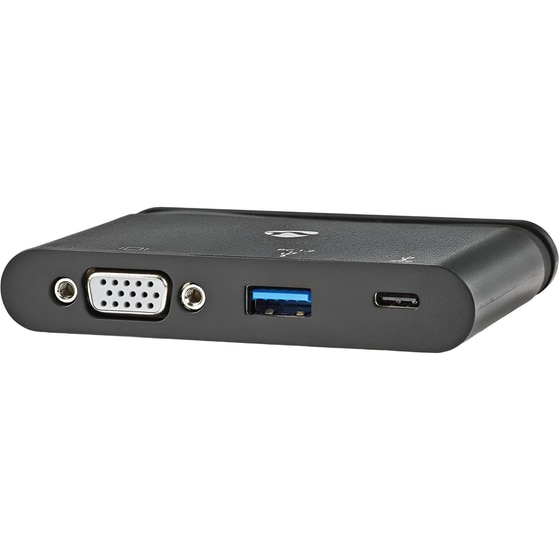 Docking Station Nedis TCARF220BK 3-Port USB 3.1 συμβατό με USB-C image 2