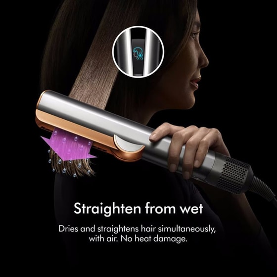 Ισιωτικό Μαλλιών DYSON Airstrait™ HT01 Red Velvet/Gold 1600 W image 9
