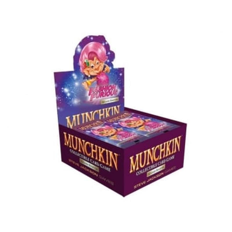 STEVE JACKSON GAMES Munchkin Collectible Card Game: Fashion Furious Booster Box (24 Packs)