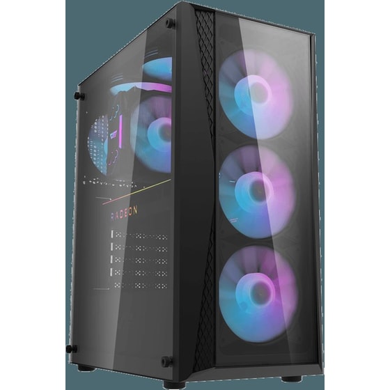 Κουτί Desktop DK352 Plus Midi Tower - Black image 0