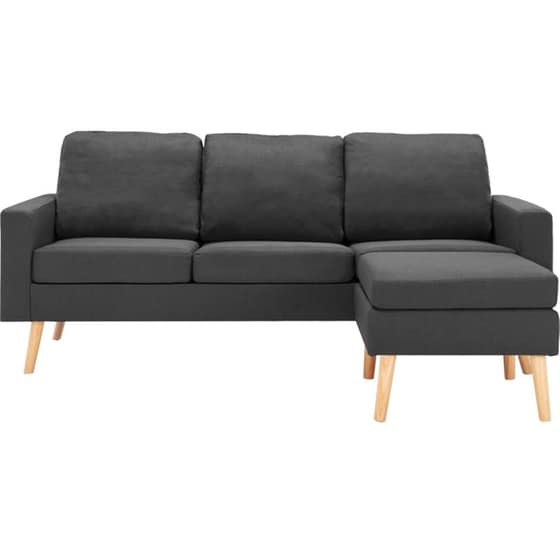 Τριθέσιος Καναπές Vidaxl 184x76cm - Γκρι image 1