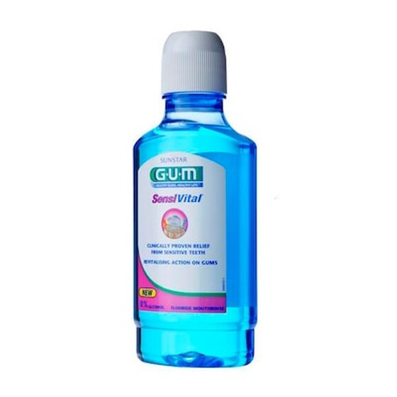 Gum Sensivital Mouthrinse Στοματικο Διαλυμα Για Ευαισθητα Δοντια 300ml image 0