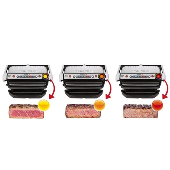 Tefal, GC722D34, Optigrill + XL, Contact, 2000 W