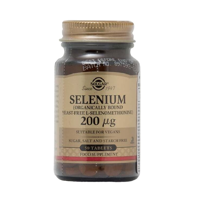 Μέταλλα Solgar Selenium 200μg - 50 ταμπλέτες
