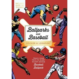 Ballparks and Baseball Sticker & Logbook