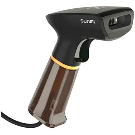 Sunmi U2 Scanner Χειρός Ενσύρματο Ανάγνωση 2D και QR Barcodes Μαύρο image 0