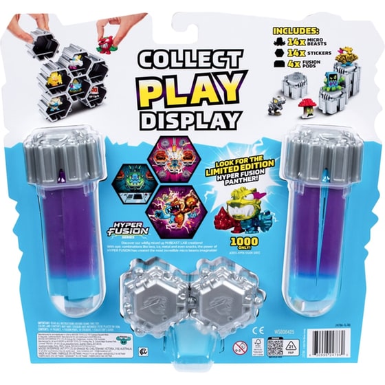 Mr Beast Lab Swarms Hyper Fusion Giochi Preziosi Mega Lab Pack 14 Φιγούρες (BTR17000) image 3